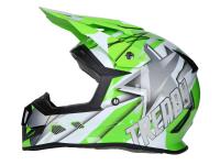 helmet Motocross Trendy T-902 Dreamstar white / green - different sizes