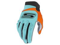 MX gloves S-Line homologated, blue / orange - different sizes