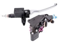 brake caliper upgrade kit 4-piston for Vespa GTS, Primavera, Aprilia Sportcity, Derbi Boulevard, Gilera DNA, Runner, Malaguti Madison, Piaggio 50-300cc