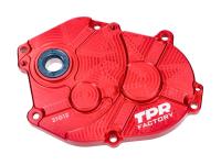 gear cover / transmission cover Racing TPR Factory CNC red anodized for Adly (Her Chee) PT50