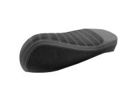 seat cover black, grey stitch seam for Vespa Modern GTS 125 ie Super 4V 09-16 ABS/ o. ABS E3 [ZAPM4530]
