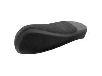 seat cover black, black stitch seam for Vespa Modern GTS 125 ie Super 4V 09-16 ABS/ o. ABS E3 [ZAPM4530]