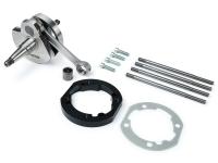 adapter plate set cylinder incl. crankshaft Adapter plate set incl. crankshaft+cylinder -J&G 2% special by WT- for mounting Polini/Malossi 210 cylinder (Ø68.5mm) on engine housing PX80, PX125, PX150, Cosa125, Cosa150, Sprint Veloce150 (VLB1T 294260-),