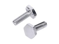Chrome screw set for top telescopic fork for Puch Maxi
