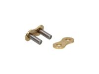 chain master link joint rivet-style AFAM reinforced golden - A520 MR1-G for Hyosung GT 250i R 09-11 KM4MJ55B
