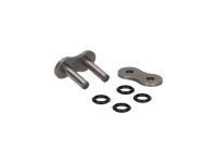 chain master link joint rivet-style AFAM XS-Ring reinforced black - A525 XMR2 for Hyosung GT 650 Naked -08 Carburetor KM4MP51A