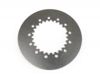 Clutch steel plate -BGM ORIGINAL, Vespa type 6 springs- Vespa PX80, PX125, PX150, TS, Sprint, GT, GTR, Super, GL, GS150 (VS5T), VNA2T (081469-), VNB, VBA, VBB  - 1.5mm