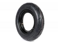 complete wheel BGM PRO 3.50-10 inch TT 59S reinforced black for Vespa Classic PX 80 E Lusso, Arcobaleno V8X1T (83-)