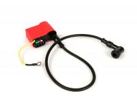CDI set incl. spark plug connector red and cable BGM PRO for Vespa Classic P125 ETS Elestart VMS1T