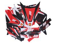 decal set black-white-red matt for Derbi Senda DRD 11-17