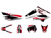 decal set black-white-red glossy for Gilera SMT 11-17