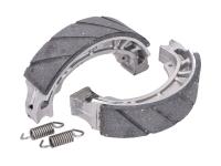 brake shoe set grooved with springs 110x25mm for Malaguti F12 Phantom 50 AC (04-07)