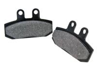 brake pads organic for Aprilia Sport City 200 4V 04-06 E2 [ZD4VBA00]