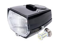 headlight square black LED with switch for Peugeot 101