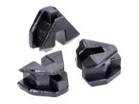 sliders Malossi black Multivar 2000 - 3 pieces for Vespa Modern LX 125 2V 06-08 E3 [ZAPM44300]