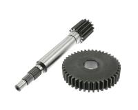 primary transmission gear kit Malossi HTQ 14/42 ratio +15% for CPI, Keeway, Generic