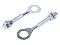 Chain tensioner set Pränafa bore 12mm length from center bore to thread end 65mm for Zündapp Bergsteiger moped moped type 434
