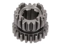 3rd/4th speed primary transmission gear TP 19/22 teeth 2nd series for Beta RR 50 Motard STD 14 (AM6) Moric ZD3C20002E05
