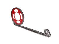 chain kit 11/50 teeth red for Beta RR 50 Motard Track 08-11 (AM6)
