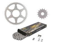 chain kit AFAM XS-Ring extra reinforced 15/45 teeth for Aprilia SX125 08-10