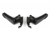 footrest set Moto Nostra black matt / black matt for Vespa Modern GT 250 ie 60° Granturismo E3 06-07 [ZAPM45102]