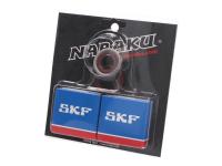 crankshaft bearing set Naraku SKF C4 metal cage for Sherco SM-R 50 Supermoto 14-17 E2 (AM6)