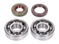 crankshaft bearing set Naraku SKF, FKM Premium C4 metal cage for HM-Moto Derapage 50 Comp. (AM6)