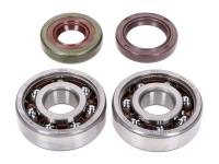 crankshaft bearing set Naraku SKF, FKM Premium C4 polyamide for HM-Moto Derapage 50 Comp. (AM6)