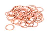 exhaust gaskets 50 pieces 23x30x1.5mm for Piaggio Liberty 125 iGet 3V Corporate 17-20 E4 [ZAPMA6100/ 6101]