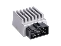 regulator / rectifier Naraku ultimate 6-pin LED incl. adjustable flasher relay for Derbi Senda 50 SM X-Race 2010- (D50B) [VTHSR2D1A]