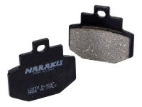 brake pads Naraku organic for Vespa Modern GTV 300 ie Sei Giorni 4V ABS E4 17-18 [ZAPMA39L]