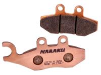 brake pads Naraku sintered for Piaggio X Evo 400 ie 4V 07-11 [ZAPM52101]