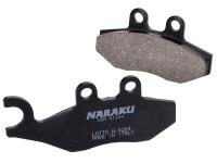 brake pads Naraku organic for Vespa Modern GTS 125 iGet Super 3V 17-20 ABS E3 [RP8M45510/ RP8M45820]