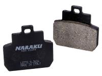 brake pads Naraku organic for Piaggio X Evo 125 4V 07-16 [ZAPM36601]
