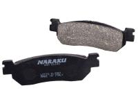 brake pads Naraku organic for Yamaha X-Max 250i 05-06 E2 [SG161/ 1C0]