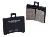brake pads Naraku organic for Aprilia SR50, Scarabeo, Baotian BT49QT