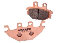 brake pads Naraku sintered for Kymco KXR, MXU, Maxxer, UXV, SYM Quad Lander, Yamaha MT, YZF-R