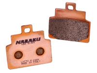 brake pads Naraku sintered for Aprilia Scarabeo 100 2T 00- (Minarelli engine) [ZD4REA]