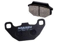 brake pads Naraku organic for Kymco People 50 [RFBB10000/ RFBB10010/ RFBB10020] (BF10AC/AG) B1