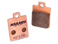 brake pads Naraku sintered for Aprilia Scarabeo 50 2T 01-04 Di-Tech (Aprilia engine injection) [ZD4SC/ ZD4TR]