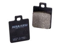 brake pads Naraku organic for Piaggio Zip 50 ie 4T 3V 18-20 E4 25Km/h [LBMCA220]