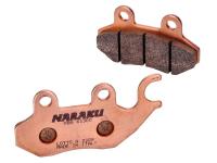brake pads Naraku sintered for SYM (Sanyang) Fiddle II 150 08-09