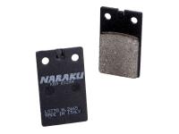 brake pads Naraku organic for Malaguti F12 Phantom, Crosser, Simson S51 (with front disc brake), S53, S83