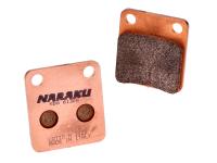 brake pads Naraku sintered for Peugeot Vivacity 3 50 4T 08-17 E2
