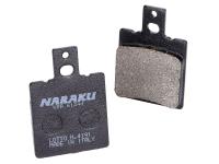 brake pads Naraku organic for Aprilia AF1, RS 125, Keeway, Hyosung Boomer