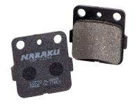 brake pads Naraku organic for Honda TRX 250-500, Yamaha YFM 125, Arctic Cat 400 DVX