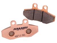 brake pads Naraku sintered for MBK Flame XC125 X 04-07 5ML