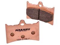brake pads Naraku sintered for Aprilia AF1 Futura 125, RS 125