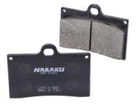 brake pads Naraku organic for Aprilia RS 50 14-16, RS4 125, Cagiva Mito 125, Derbi GPR 50 2T Euro2 / 125 4T Euro3