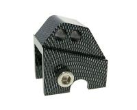 shock extender CNC 2-hole adjustable mounting - carbon look for Piaggio